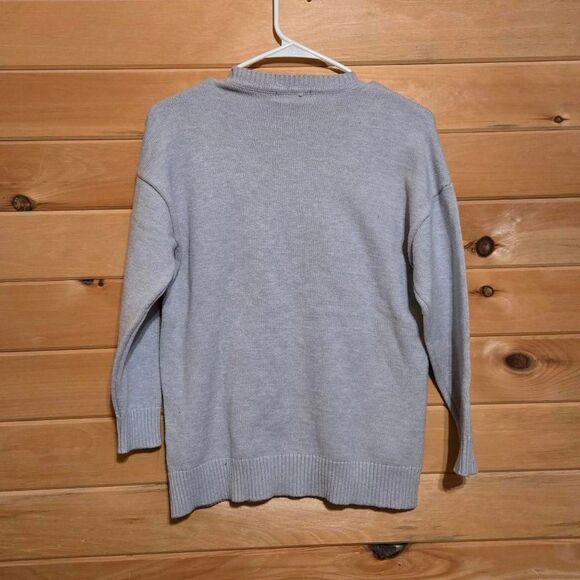 Women's London Pullover Vacation Travel Knit Pullover Crewneck Sweater - Picture 4 of 5